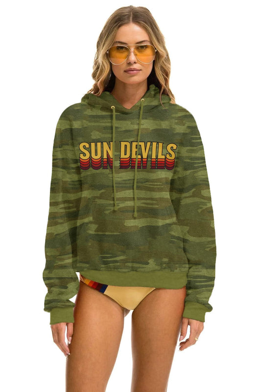 Aviator Nation ASU SUN DEVILS PULLOVER HOODIE RELAXED - CAMO