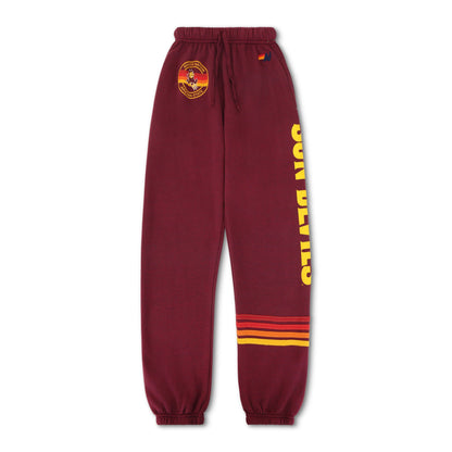 Aviator Nation ASU FORK UNISEX POCKET SWEATPANTS - MAROON