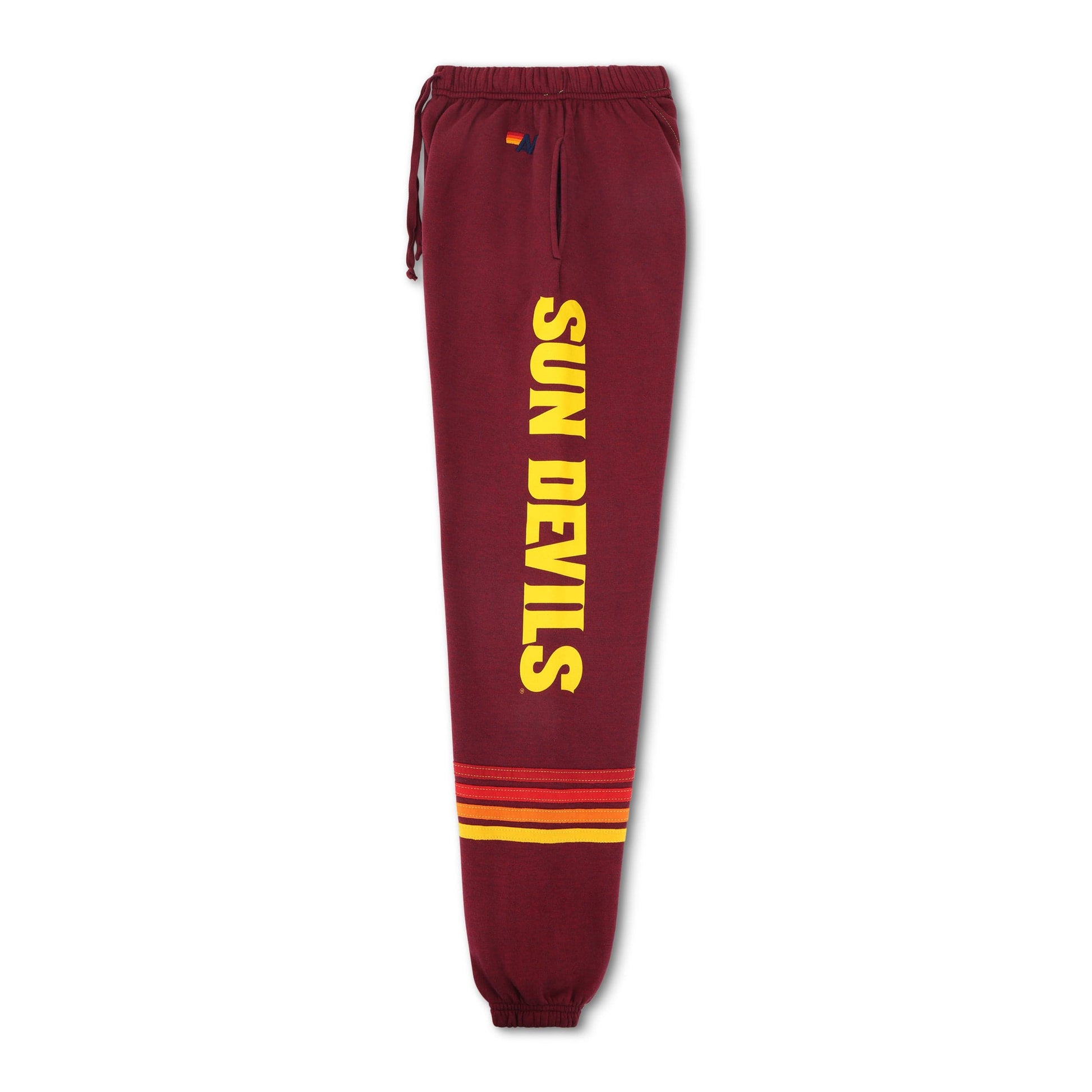 Aviator Nation ASU FORK UNISEX POCKET SWEATPANTS - MAROON