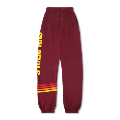 Aviator Nation ASU FORK UNISEX POCKET SWEATPANTS - MAROON