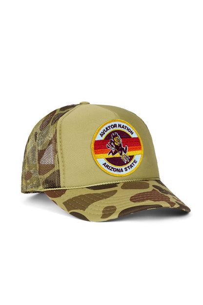 Aviator Nation ASU X AVIATOR NATION VINTAGE LOW RISE TRUCKER - CAMO
