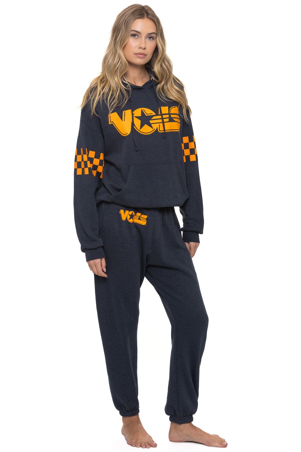 Aviator Nation UNIVERSITY OF TENNESSEE VOLS UNISEX POCKET SWEATPANTS - CHARCOAL