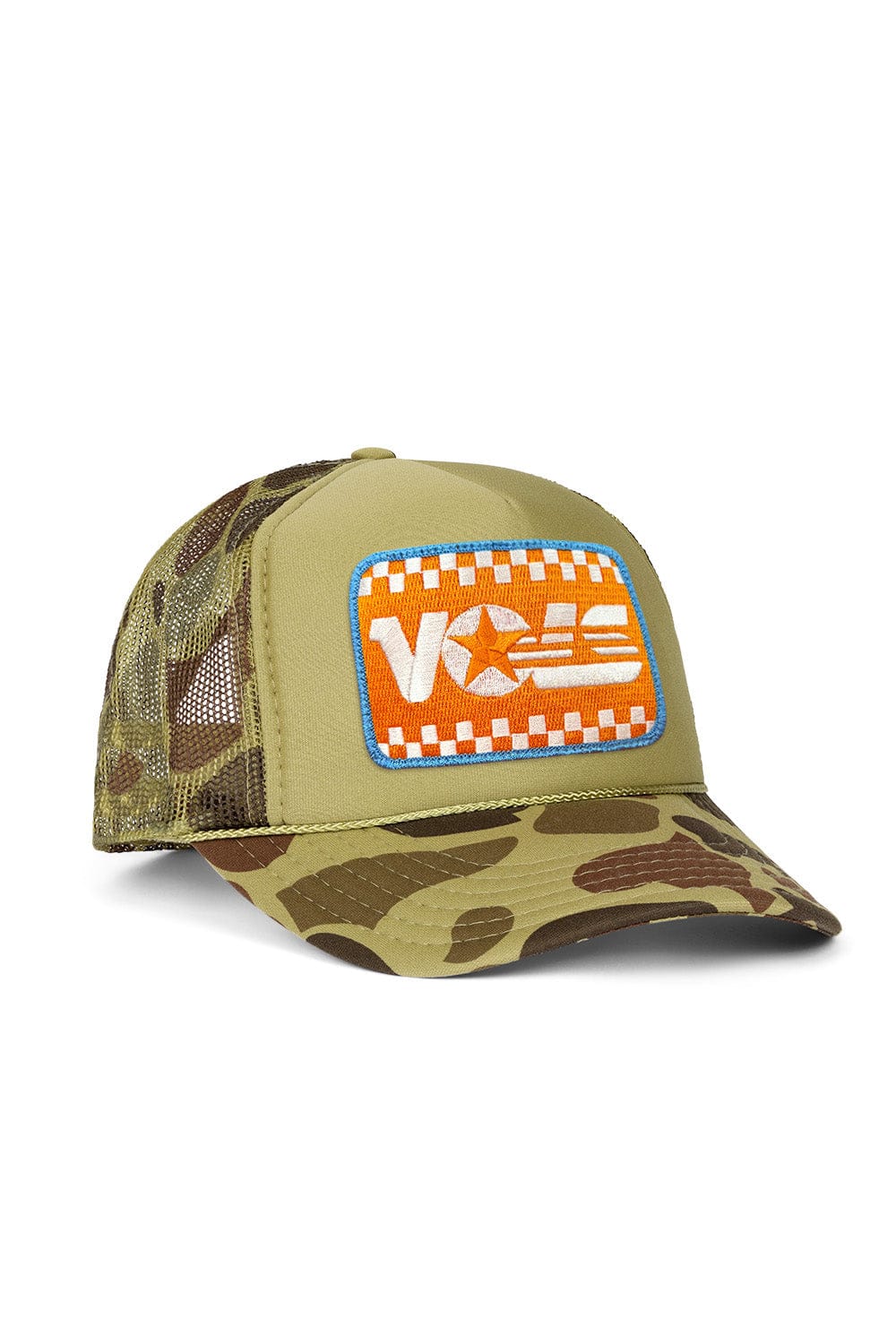 Aviator Nation UNIVERSITY OF TENNESSEE VOLS VINTAGE LOW RISE TRUCKER - CAMO
