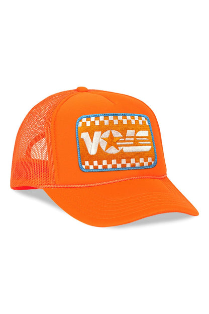 Aviator Nation UNIVERSITY OF TENNESSEE VOLS VINTAGE LOW RISE TRUCKER - TENNESSEE ORANGE