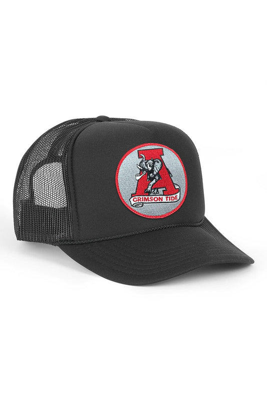 Aviator Nation UNIVERSITY OF ALABAMA VINTAGE LOW RISE TRUCKER - BLACK