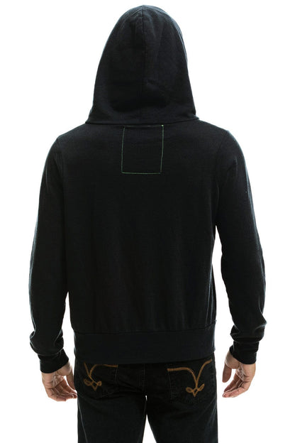 Aviator Nation ZAC BROWN BAND 2025 ZIP HOODIE - BLACK