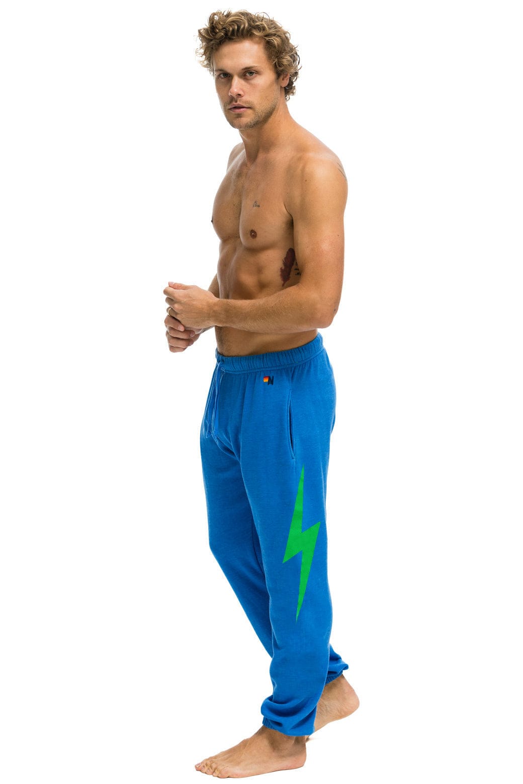 Aviator Nation LOS ANGELES WINE & FOOD 2025 UNISEX POCKET SWEATPANTS - ADVENTURE BLUE