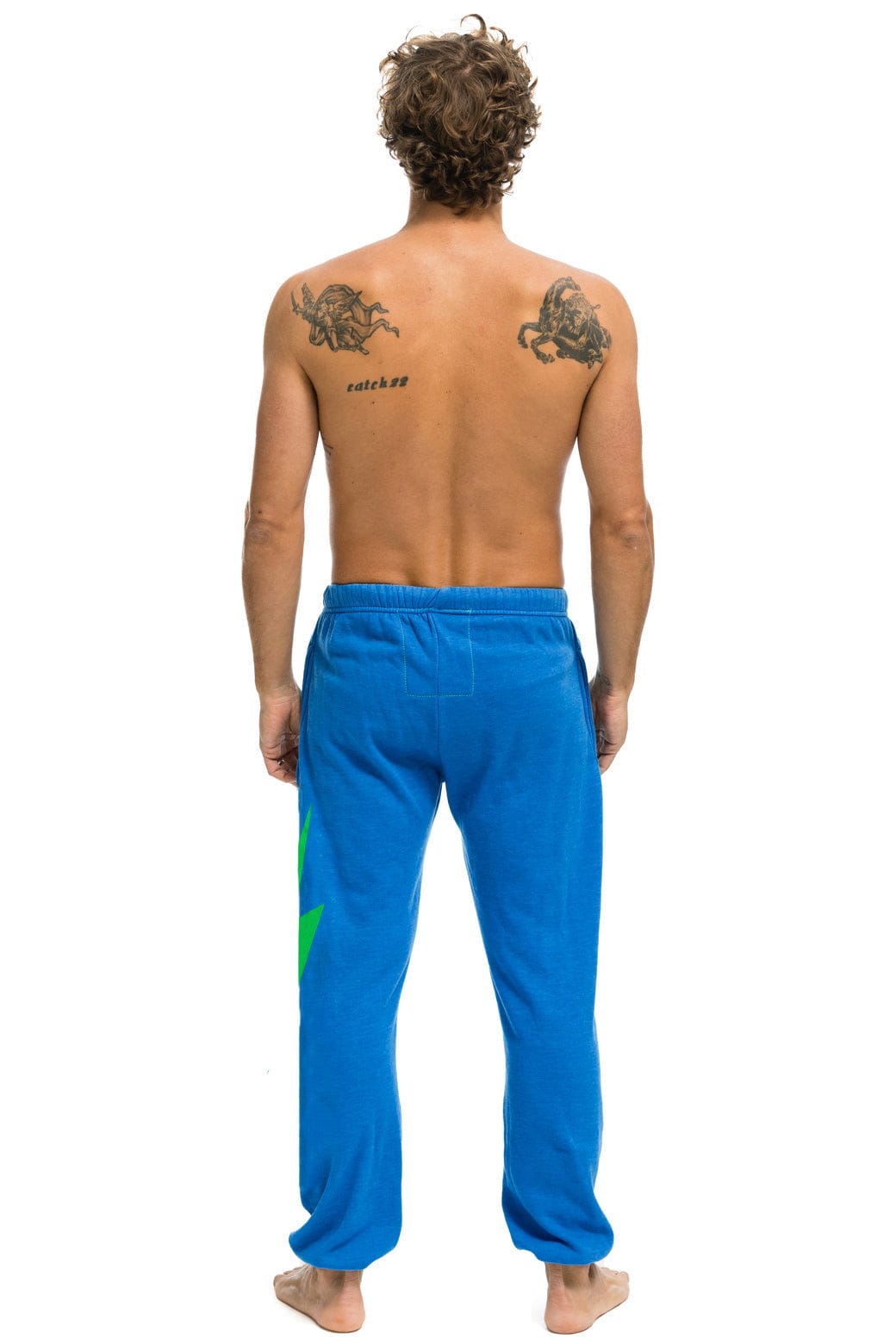 Aviator Nation LOS ANGELES WINE & FOOD 2025 UNISEX POCKET SWEATPANTS - ADVENTURE BLUE