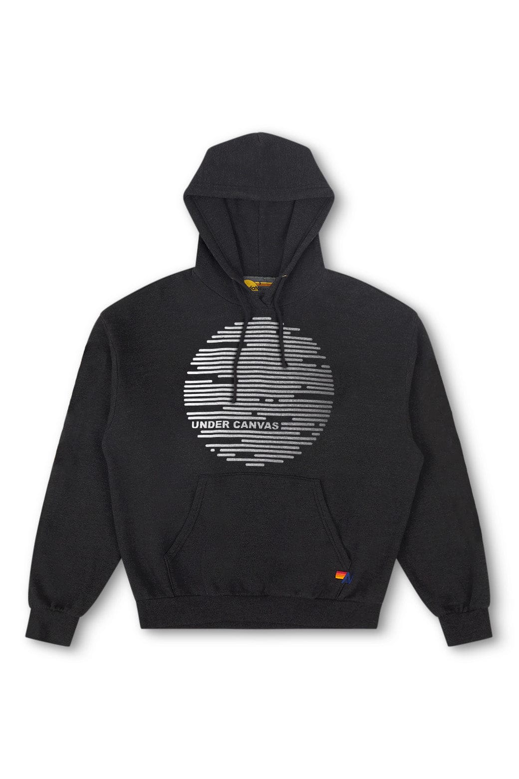 Aviator Nation UNDER CANVAS 2025 RELAXED PULLOVER HOODIE - BLACK
