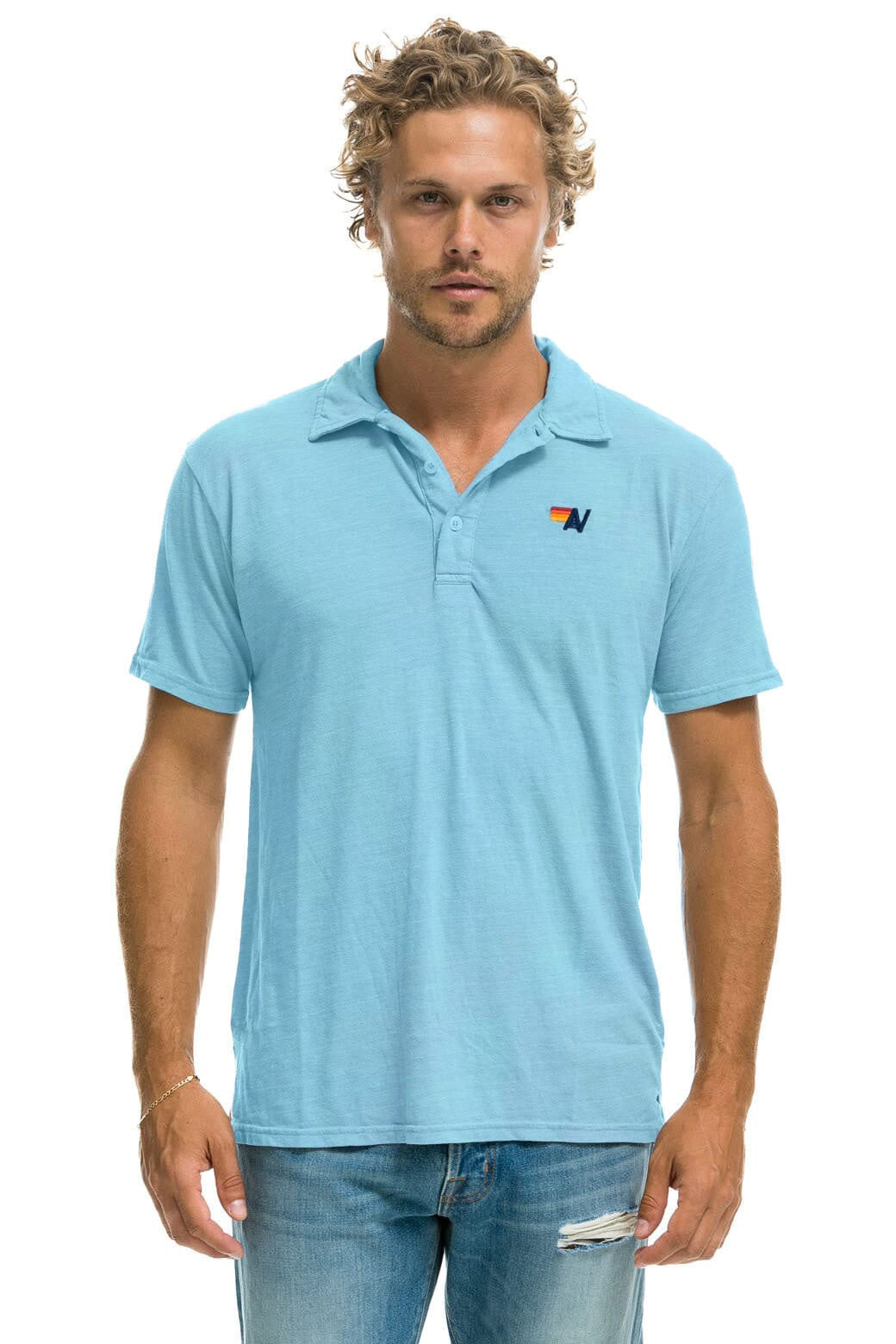 Aviator Nation AVIATOR NATION POLO - AQUA