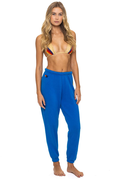 Aviator Nation 5 STRIPE SWEATPANTS - ADVENTURE BLUE