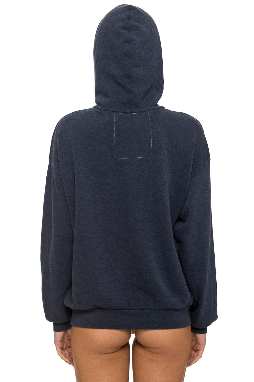 Aviator Nation MOUNTAIN STITCH CHEVRON PULLOVER HOODIE RELAXED - CHARCOAL