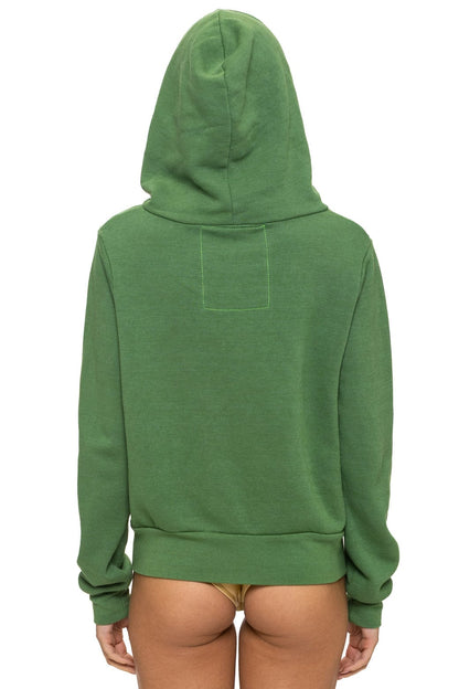 Aviator Nation ALL SEASONS CIRCLE ZIP HOODIE - PALM