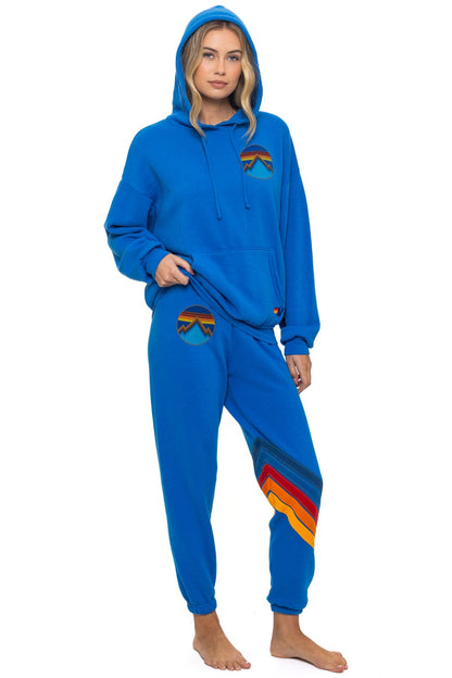 Aviator Nation ALL SEASONS RELAXED PULLOVER HOODIE - ADVENTURE BLUE