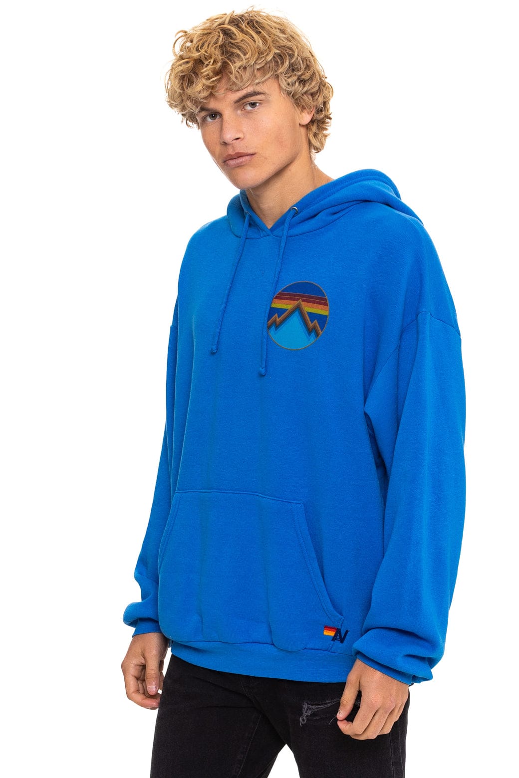 Aviator Nation ALL SEASONS RELAXED PULLOVER HOODIE - ADVENTURE BLUE