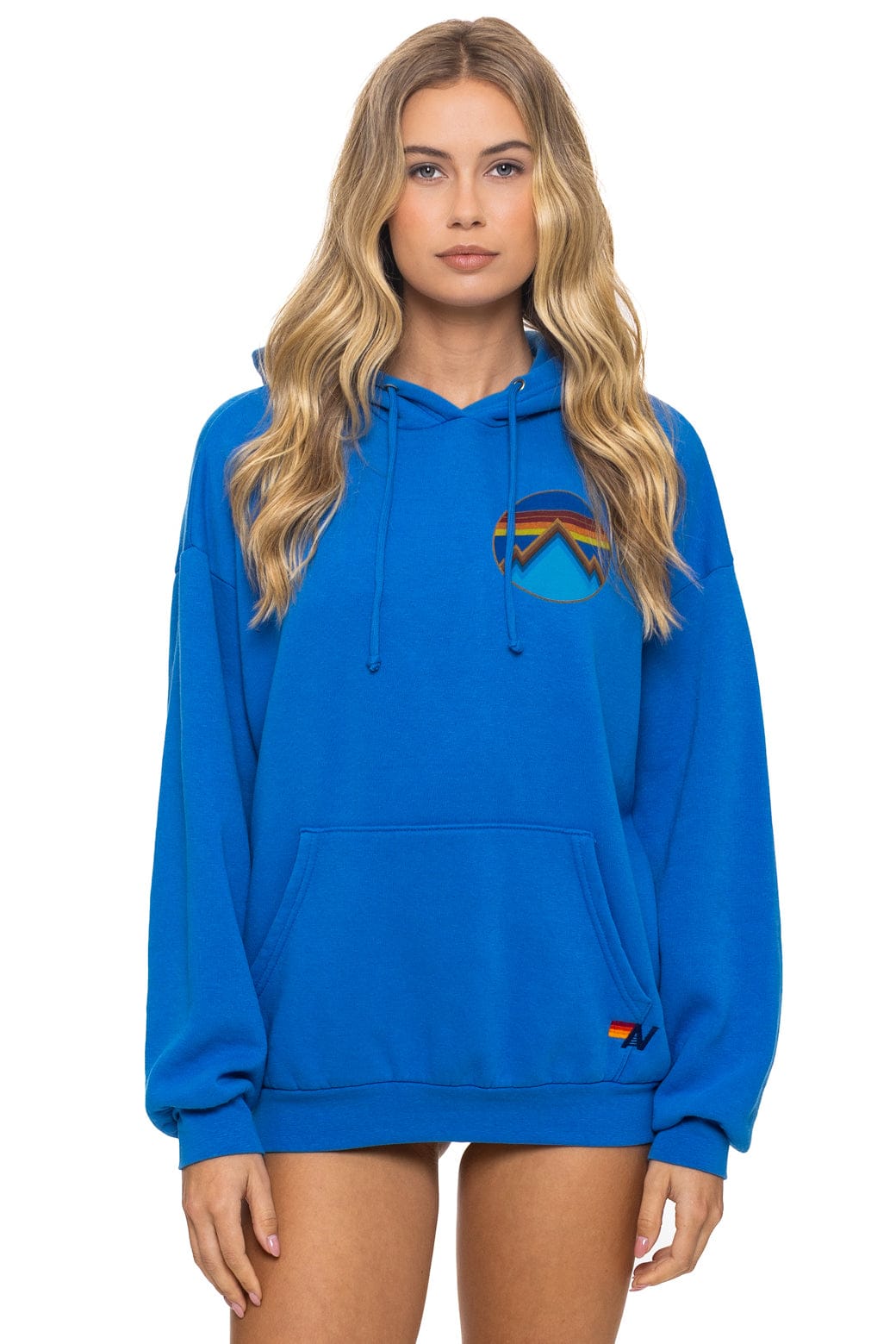 Aviator Nation ALL SEASONS RELAXED PULLOVER HOODIE - ADVENTURE BLUE