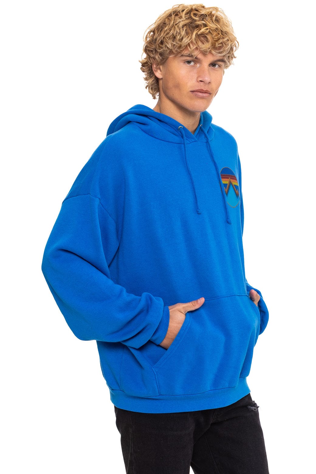 Aviator Nation ALL SEASONS RELAXED PULLOVER HOODIE - ADVENTURE BLUE