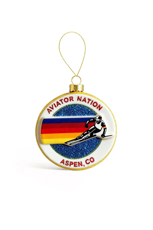 Aviator Nation AVIATOR NATION ASPEN - BLOWN GLASS ORNAMENT