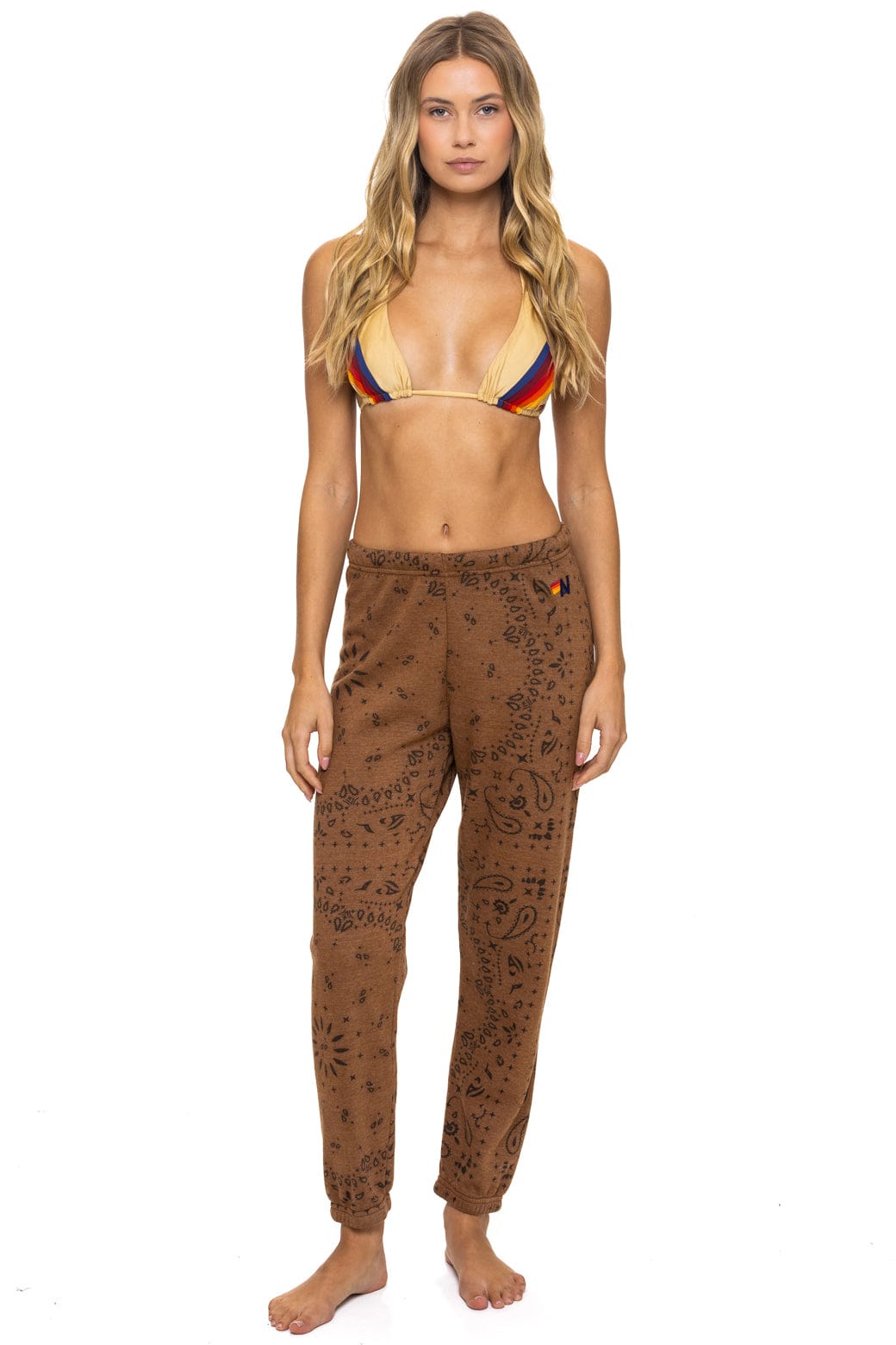 Aviator Nation BANDANA SWEATPANTS - CINNAMON