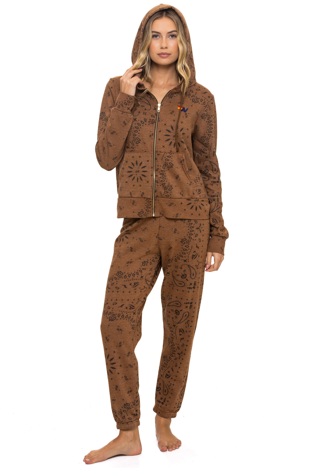 Aviator Nation BANDANA SWEATPANTS - CINNAMON