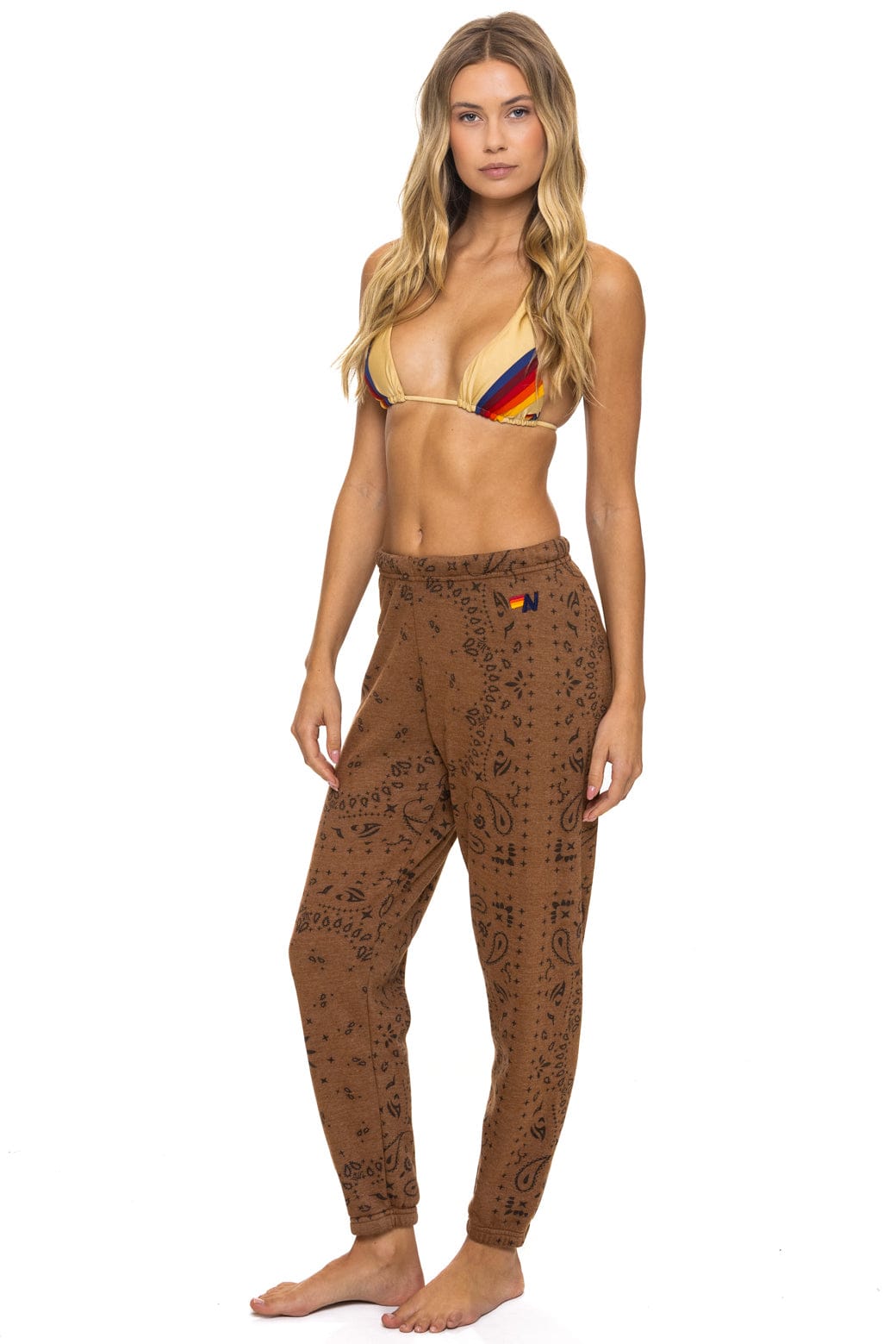 Aviator Nation BANDANA SWEATPANTS - CINNAMON