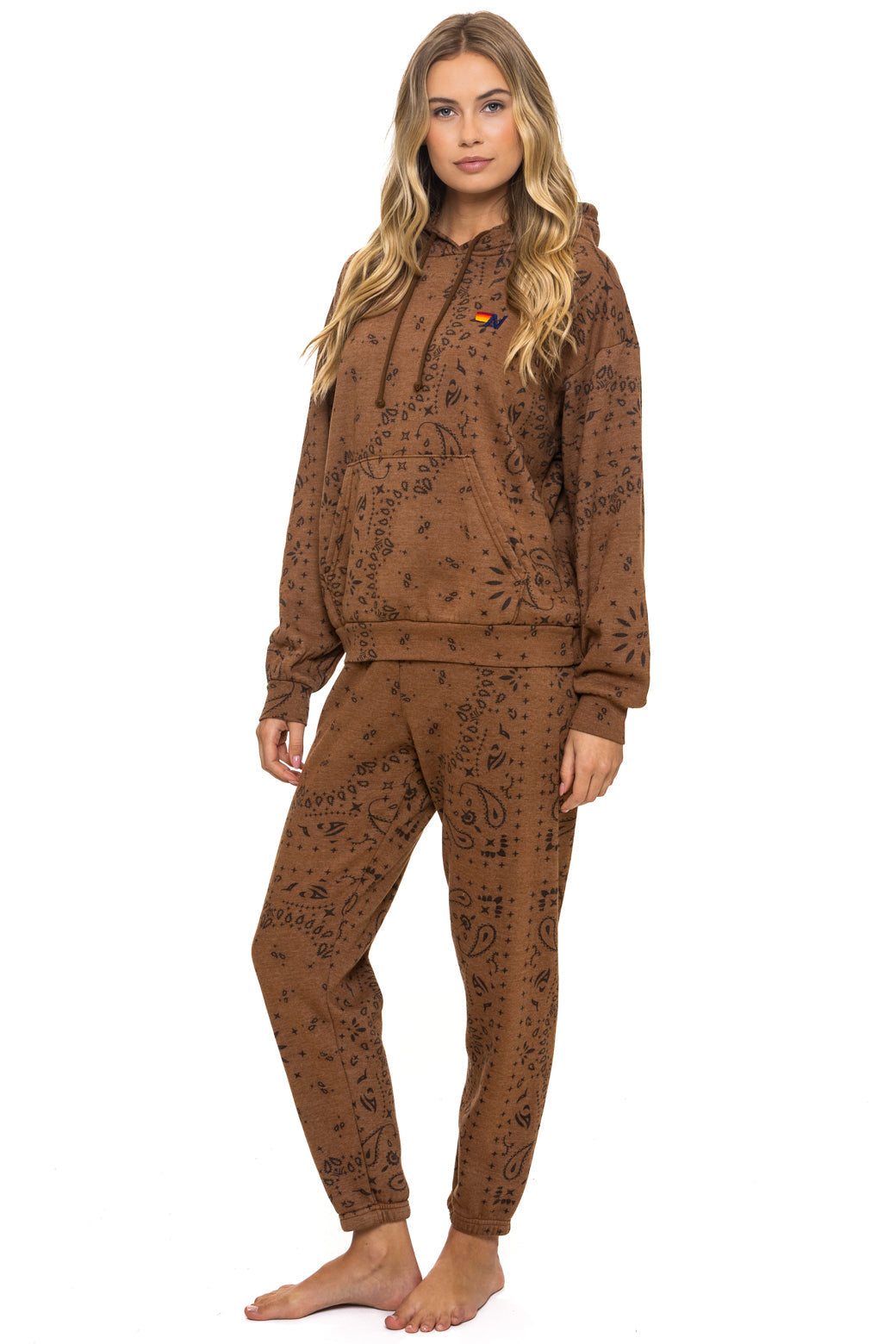 Aviator Nation BANDANA SWEATPANTS - CINNAMON